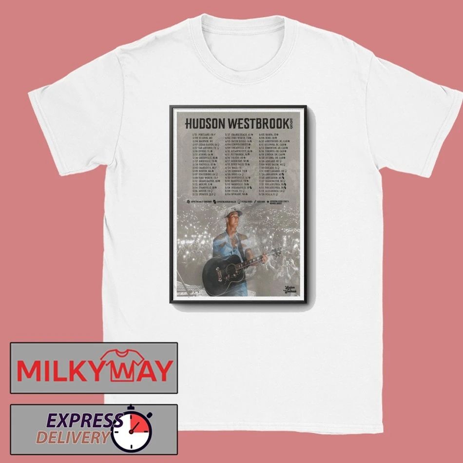 Hudson Westbrook Tour Apr – Aug 2026 Poster shirt