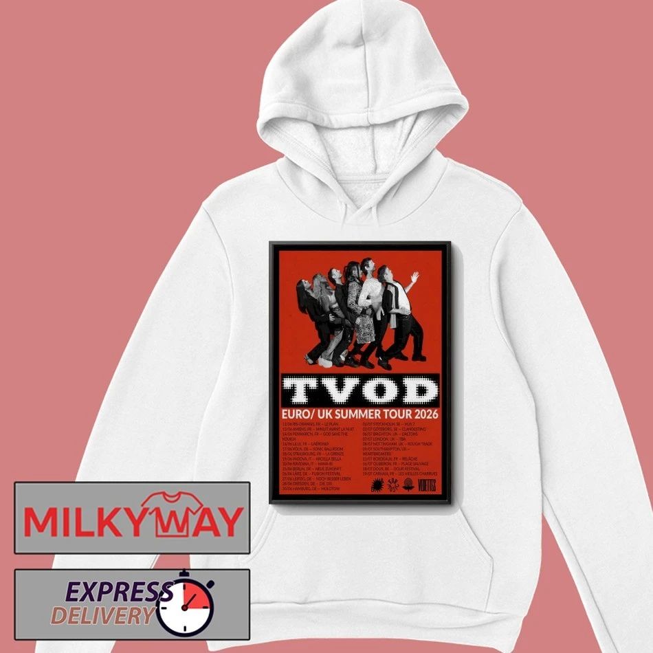TVOD Summer Tour EU UK 2026 Poster shirt