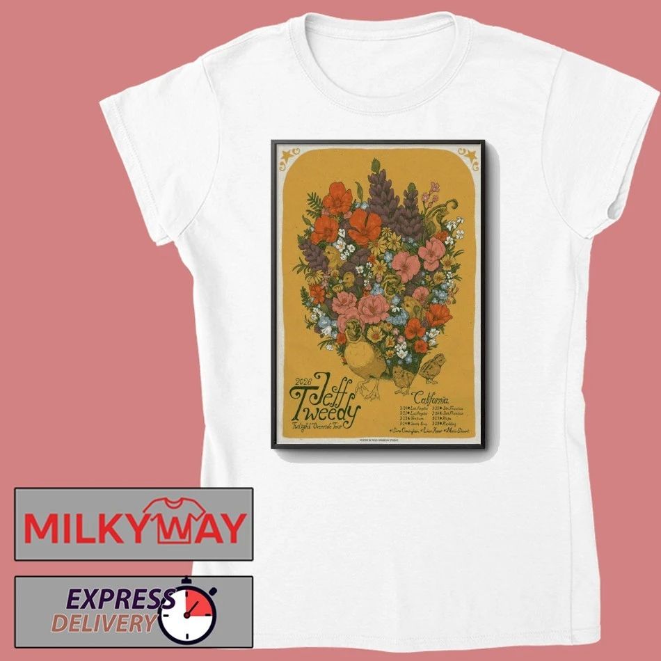 Mar 24 2026 Jeff Tweedy Poster Santa Cruz shirt