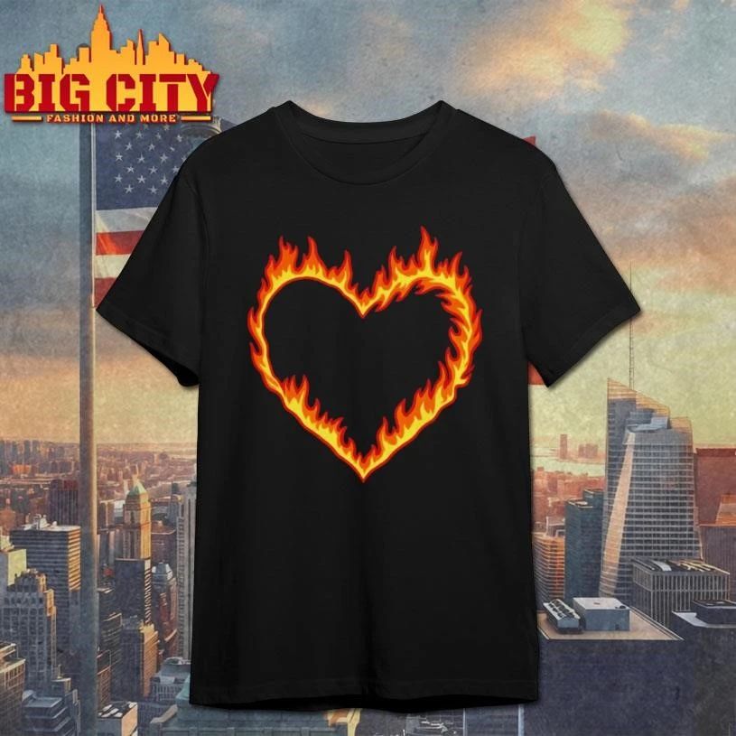 High Potential Morgan Croft Ring Of Fire Heart Shirt