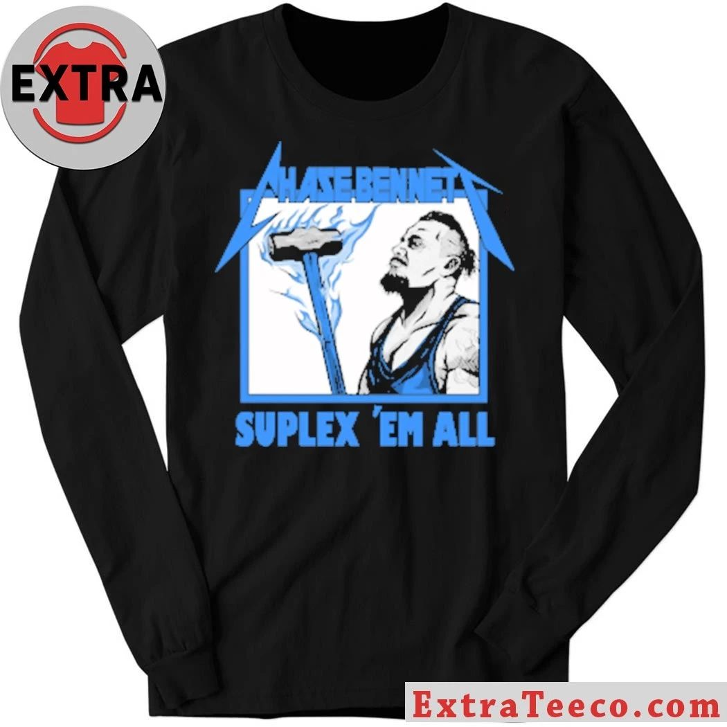 Original Chase Bennett The Burning Hammer Blue Shirt