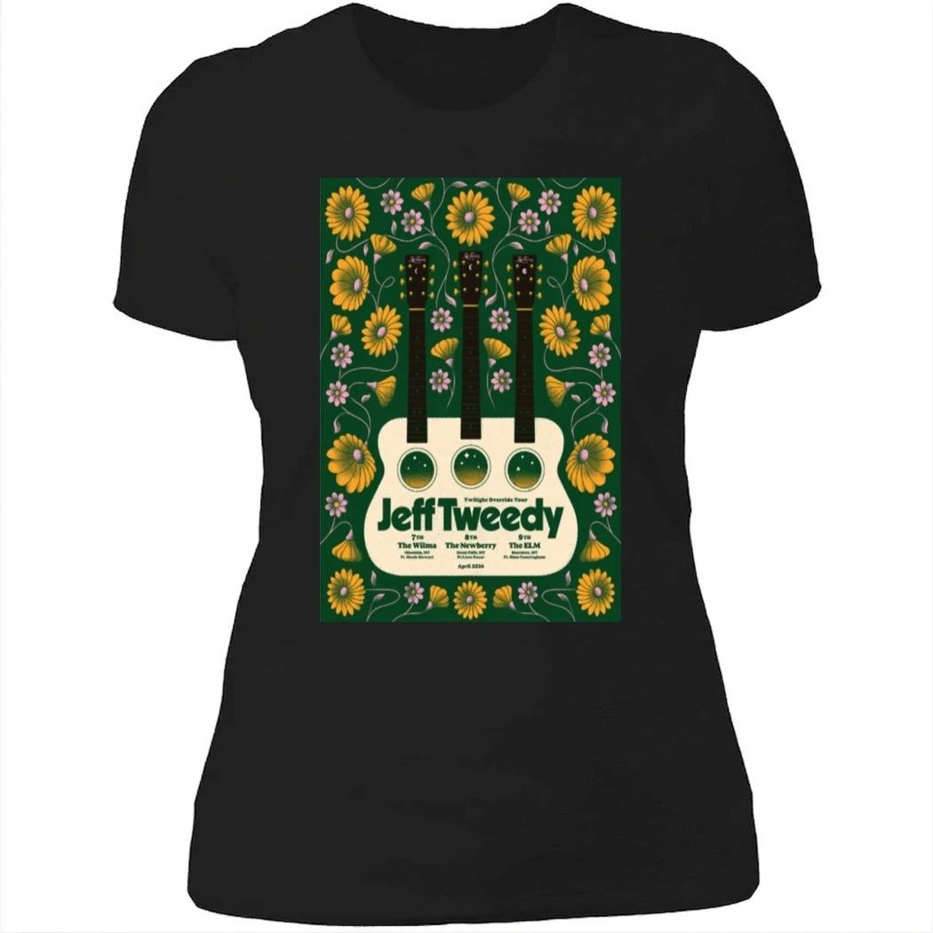 Jeff Tweedy Band Twilight Override Tour April 2026 Poster Shirt