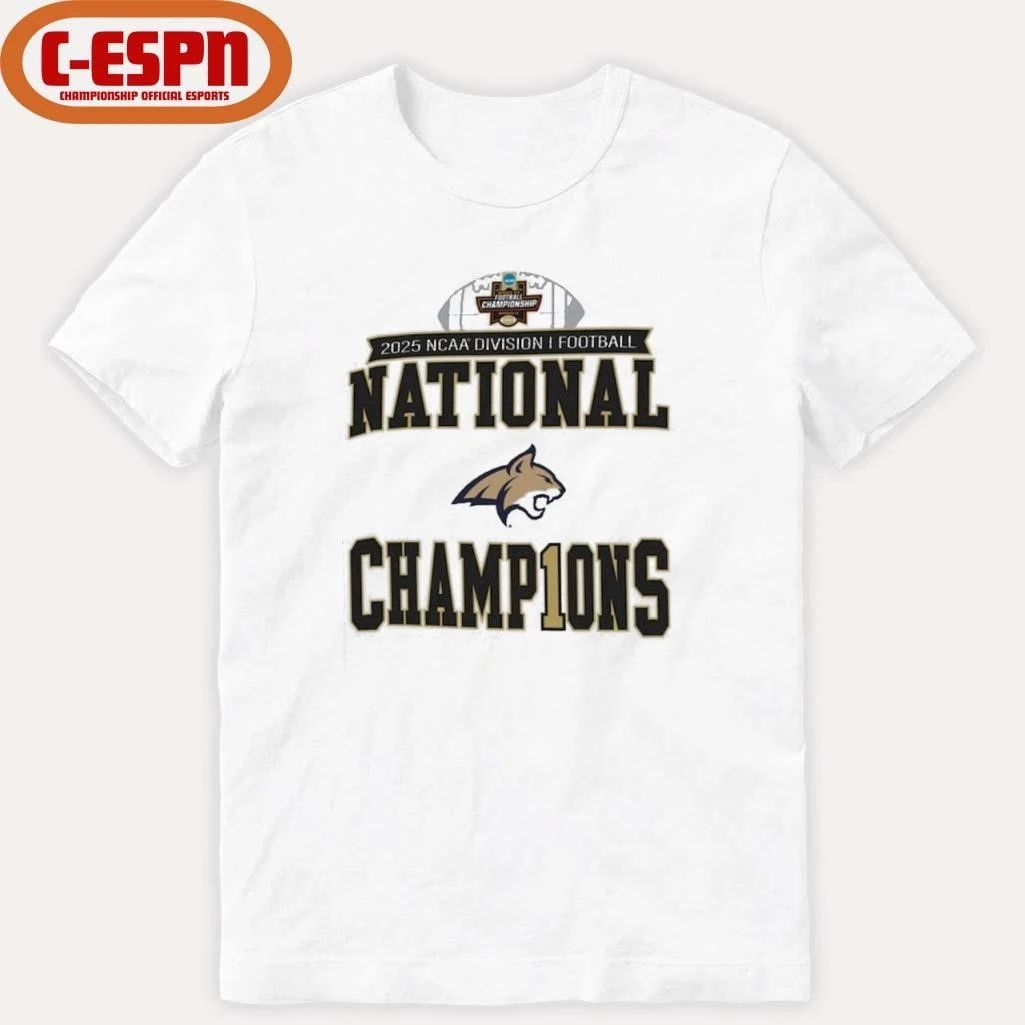 Montana State Football National Champions Official T-Shirt