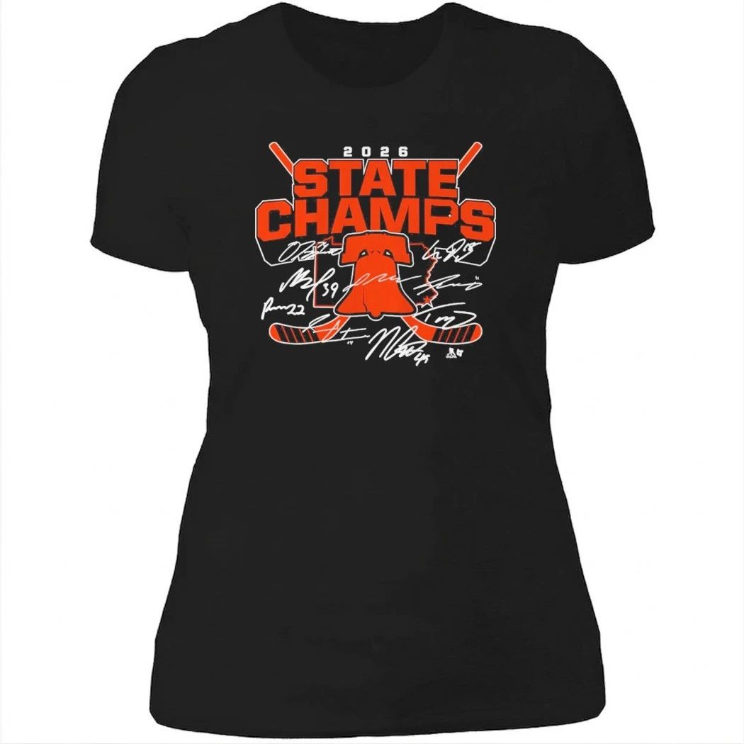 Philadelphia Hockey 2026 State Champs Signature Shirt