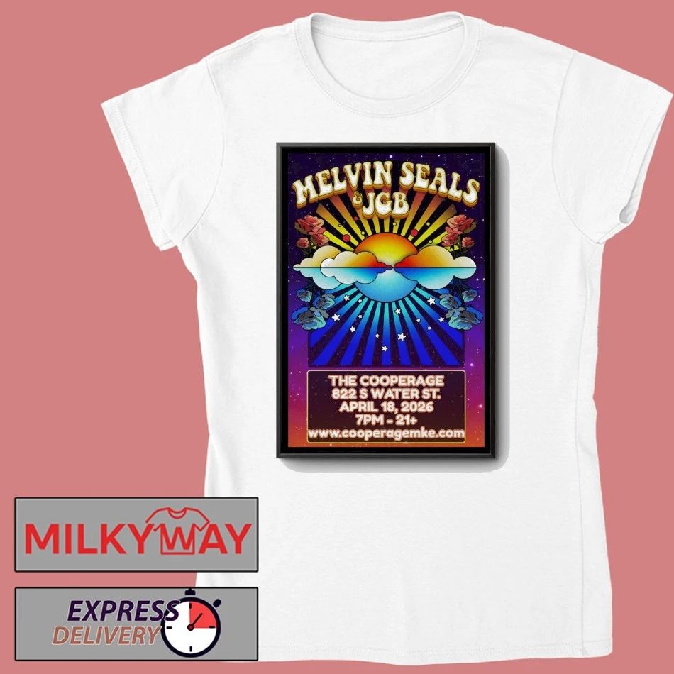 Melvin Seals And JGB 4.18.2026 Milwaukee WI Poster shirt
