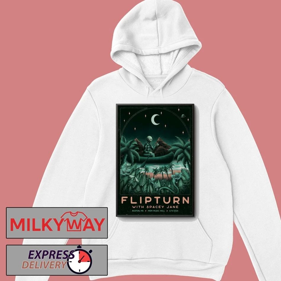 Flipturn 6.4.2026 Boston MA Poster shirt