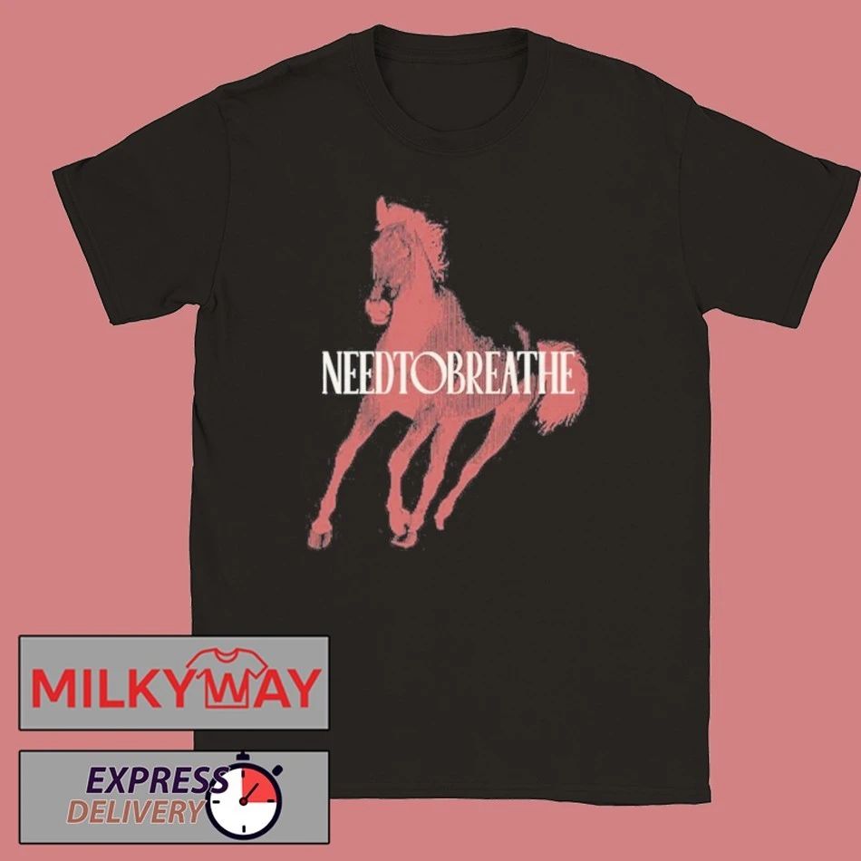 Needtobreathe BLACK stallion shirt