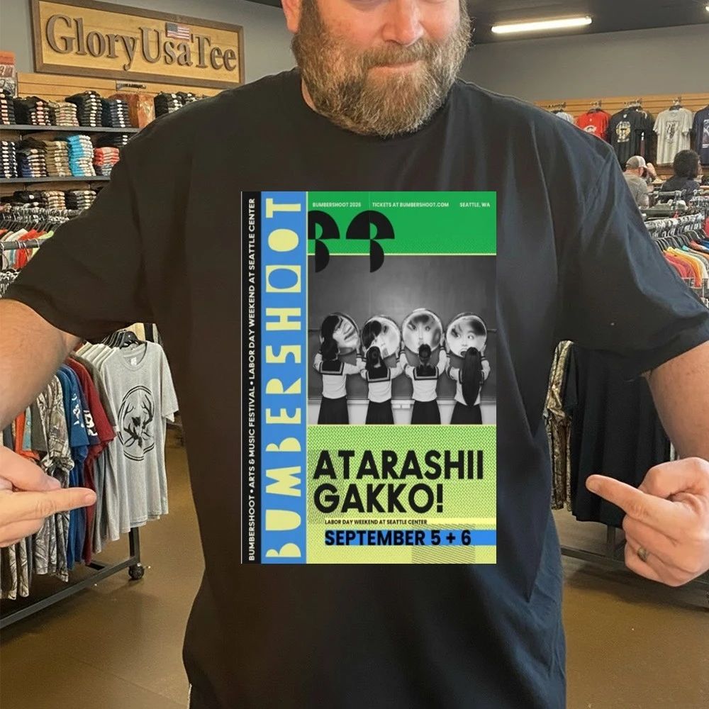Atarashii Gakko! Sep 5-6 2026 Seattle, WA Tour Poster Shirt
