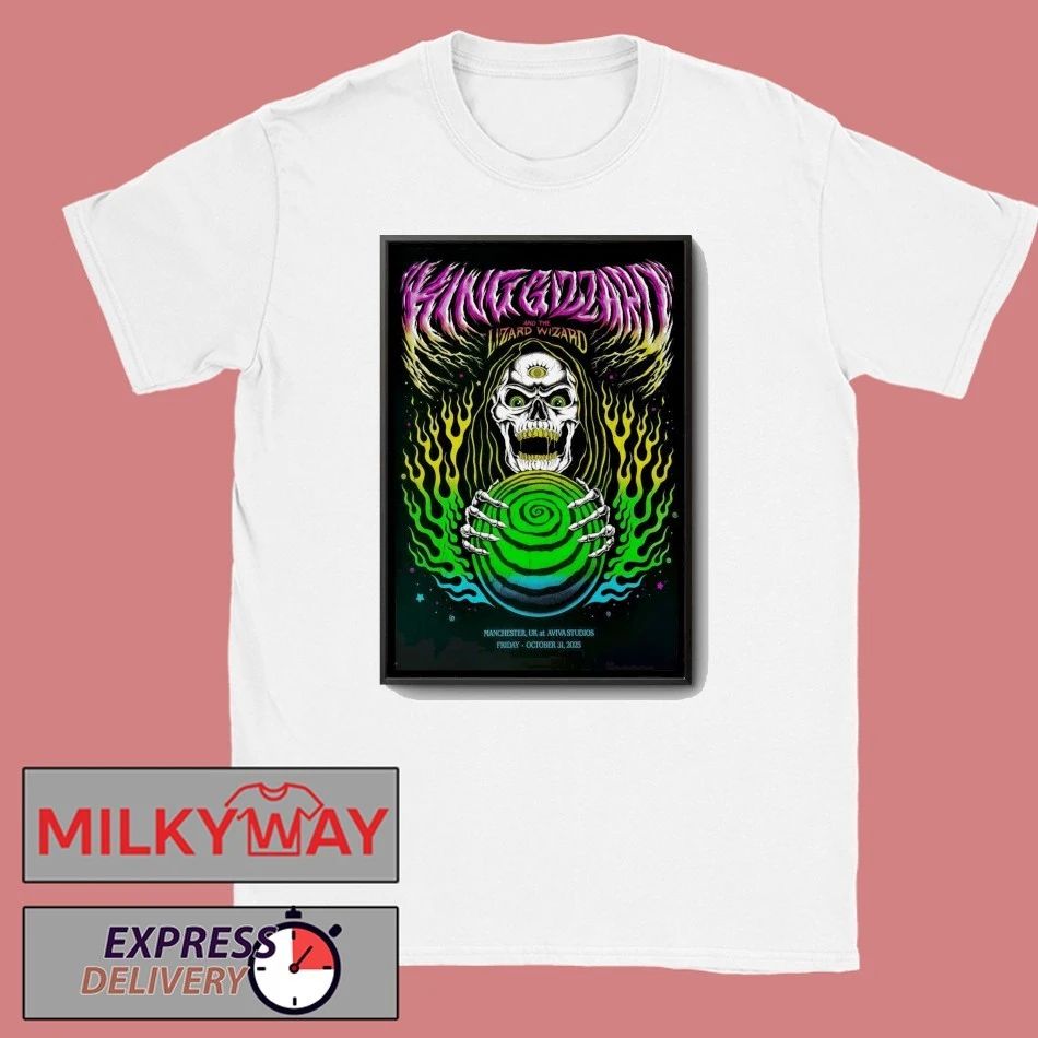King Gizzard And The Lizard Wizard Oct 31 2025 Manchester UK At Aviva Studios Poster shirt