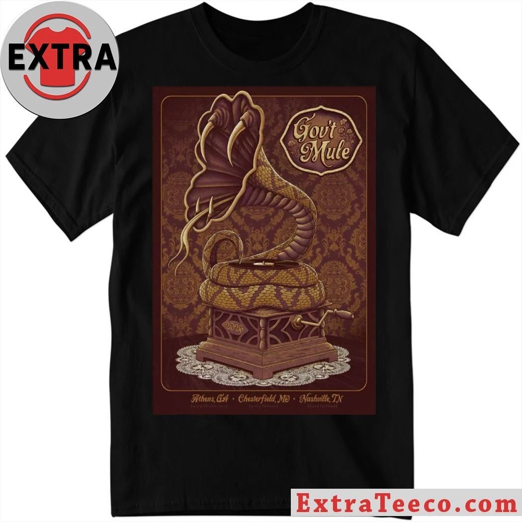 Gov’t Mule The Factory Chesterfield, MO Apr 20, 2026 Poster Shirt