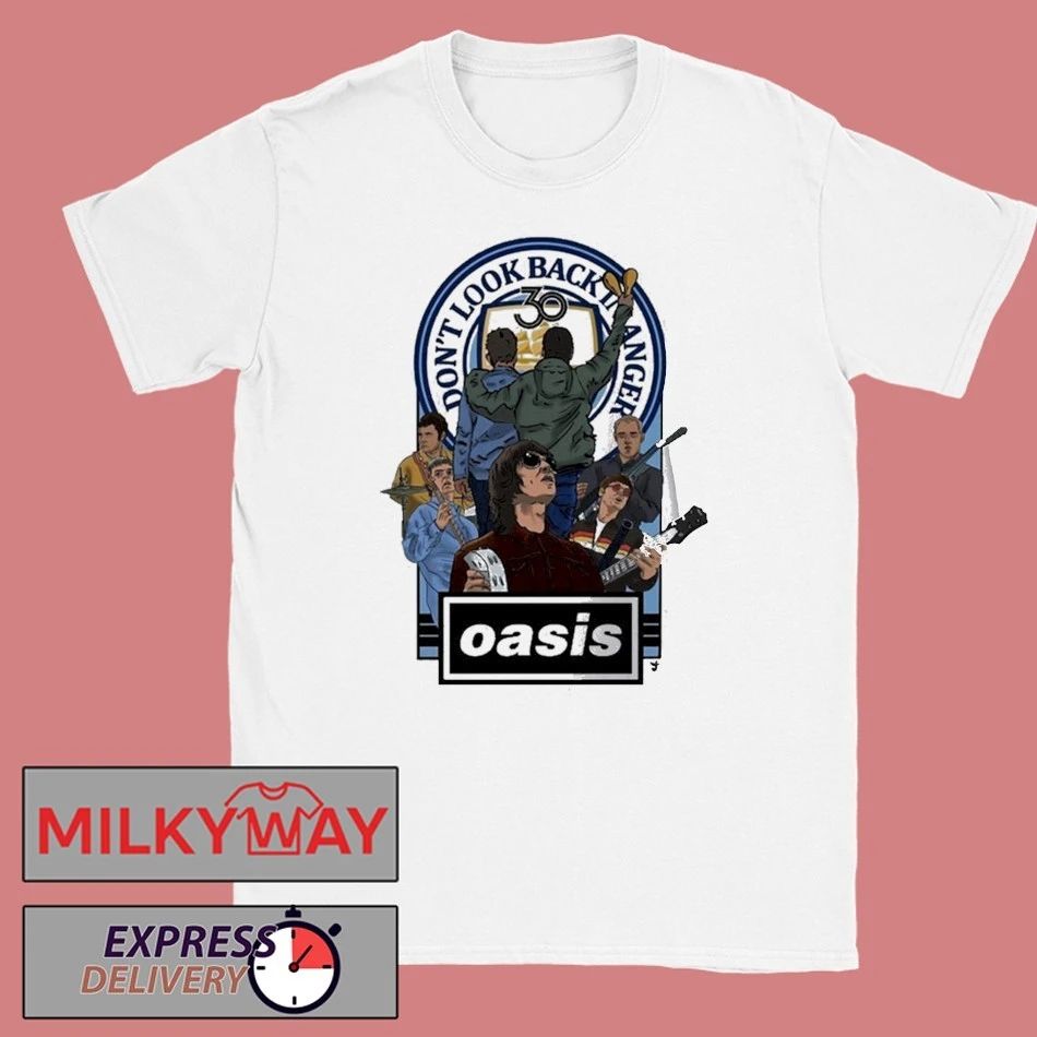 Oasis Don’t Look Back In Anger 30th Anniversary Unisex T Shirt