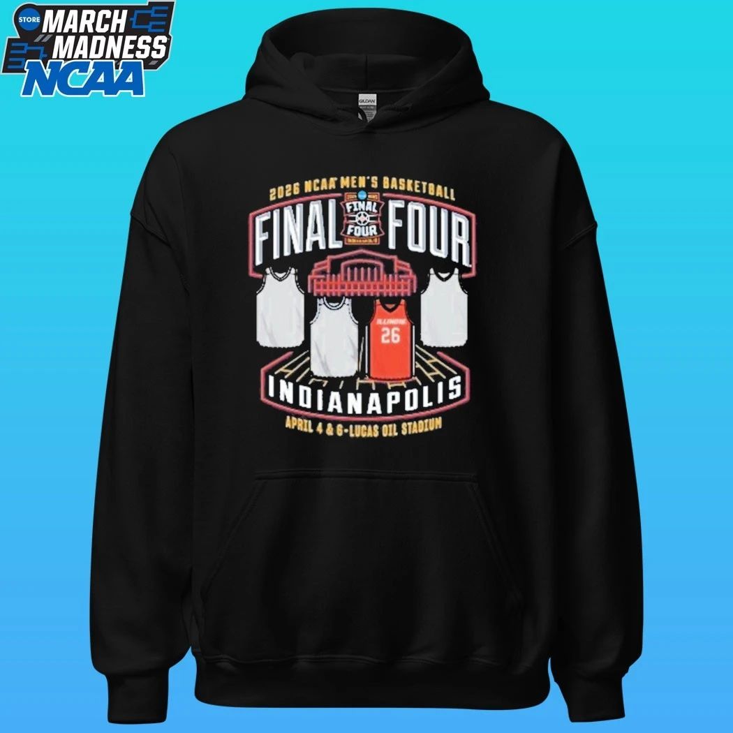 Illini Men’s Basketball 2026 Final Four 4-team Indianapolis Shirt