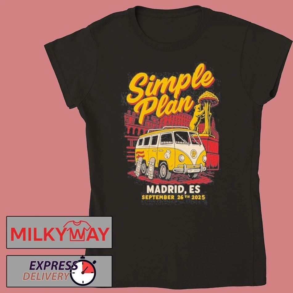 Simple Plan Sep 26 2025 Madrid, Spain, Palacio Vistalegre Shirt