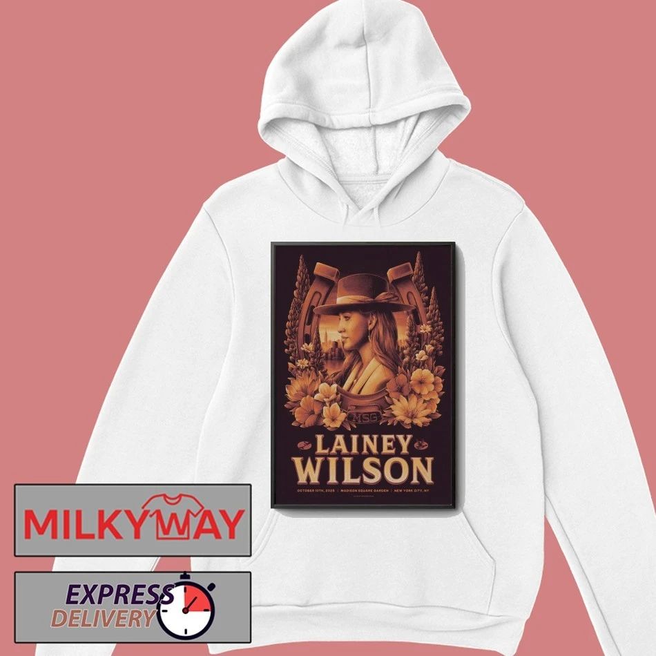 Lainey Wilson 10.10.2025 Madison Square Garden Show Poster shirt