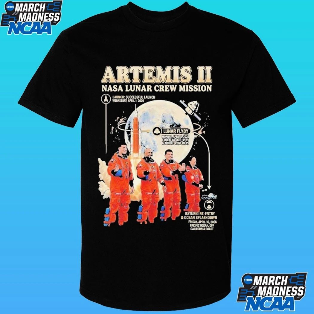 Artemis Ii Nasa Lunar Crew Mission Shirt