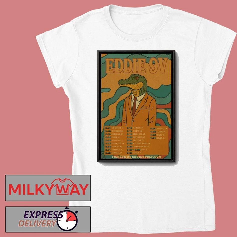 Eddie 9V Live Show 2026 Poster shirt