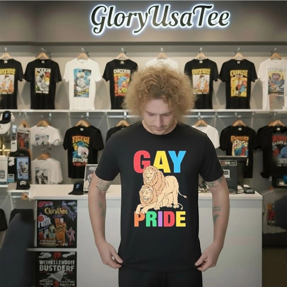 Funny Lion Gay Pride Shirt