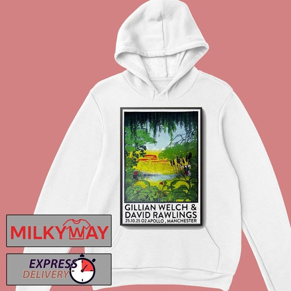 Gillian Welch With David Rawlings O2 Apollo In Manchester UK On Oct 25 2025 Poster shirt