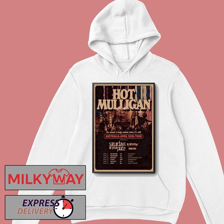 Mulligan Tour AUS April 2026 Poster shirt