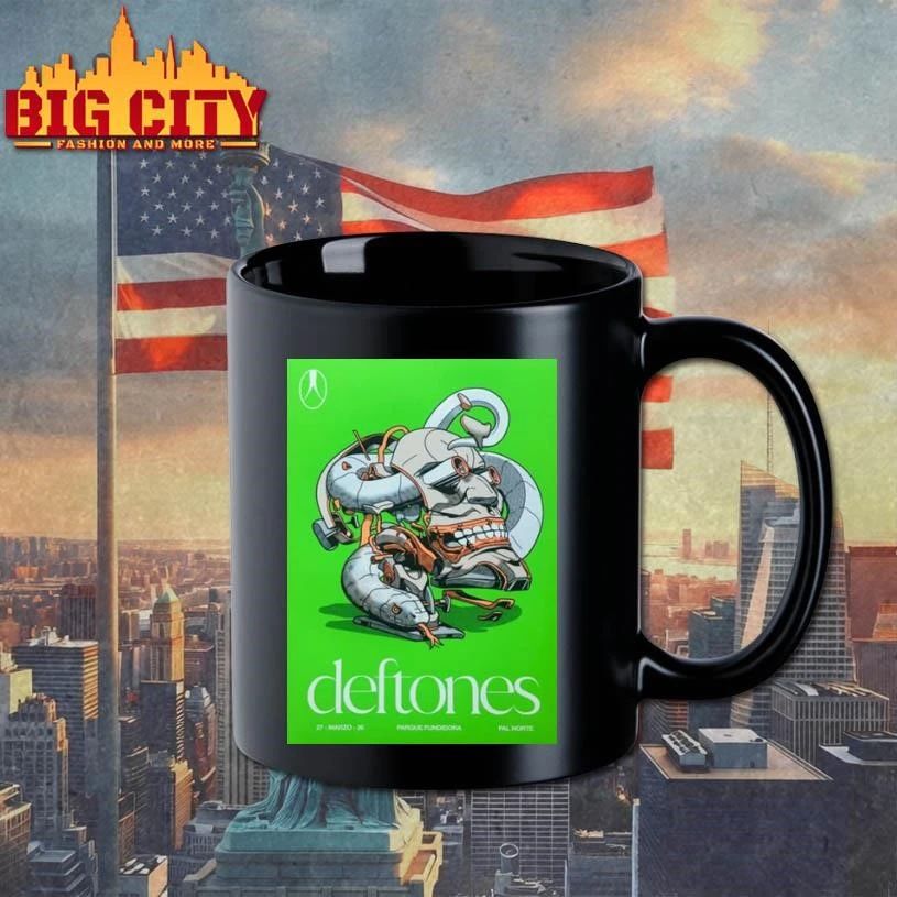 Deftones CDMX Mexico 2026 Venue Poster Shirt