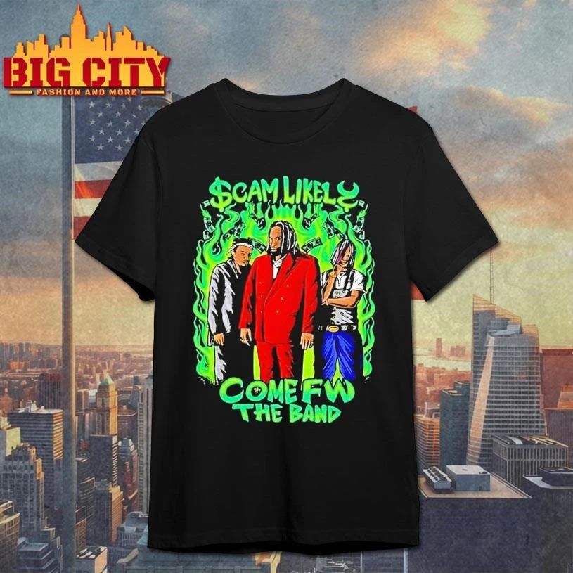 Cam Likely Come Fw The Band Green Graphic Shirt
