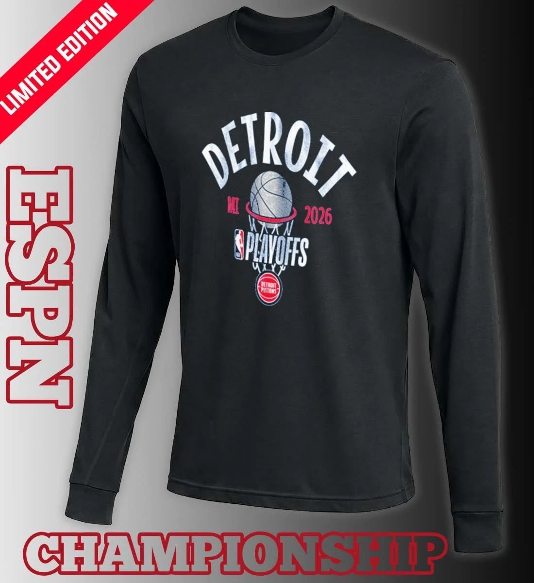 Detroit Pistons 2026 Playoff Bound Shirt