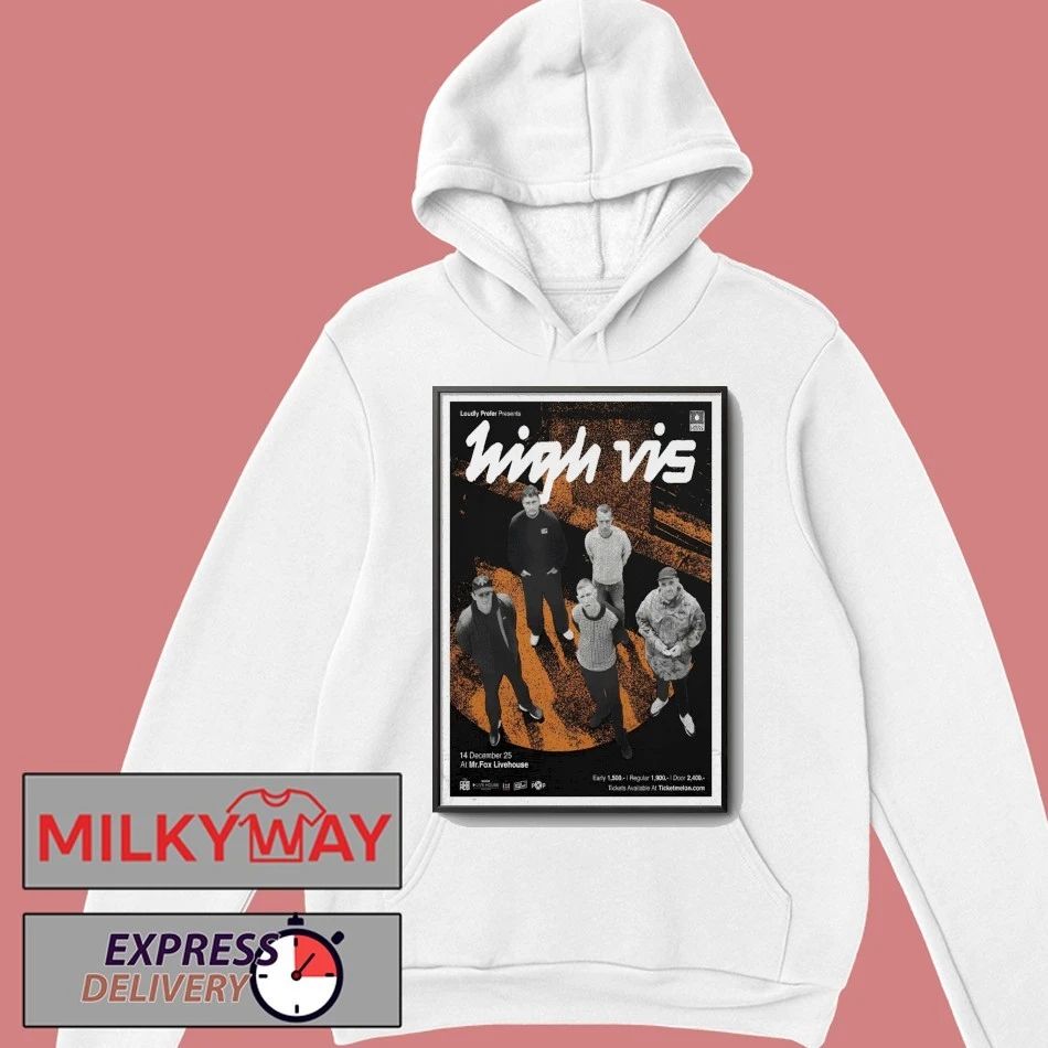 High Vis Fall Tour 2025 Mr Fox Livehouse Poster shirt