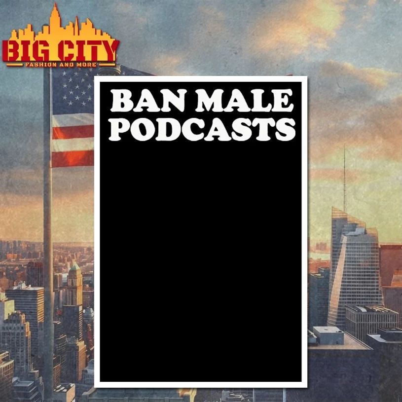 Ban Male Podcasts t-shirt