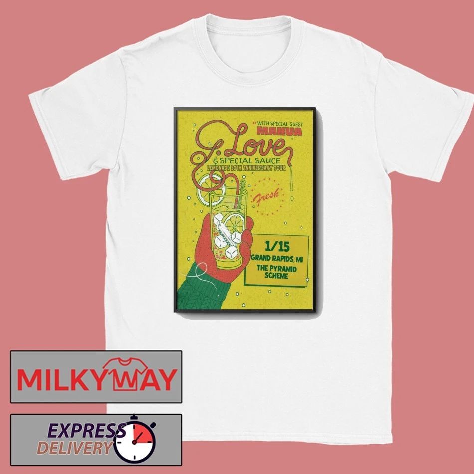 Garrett Dutton aka G.Love In Grand Rapids MI On Jan 15 2026 Poster shirt
