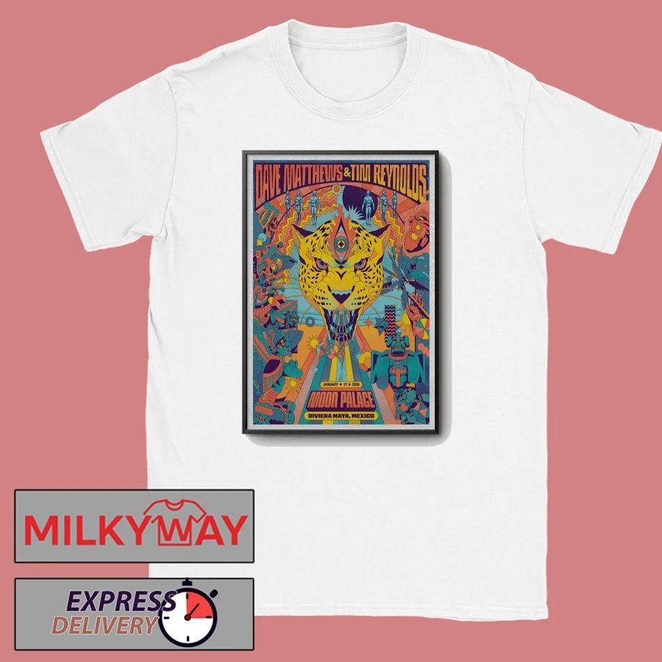 Dave Matthews And Tim Reynolds Jan 21 2026 In Riviera Maya MX Poster shirt