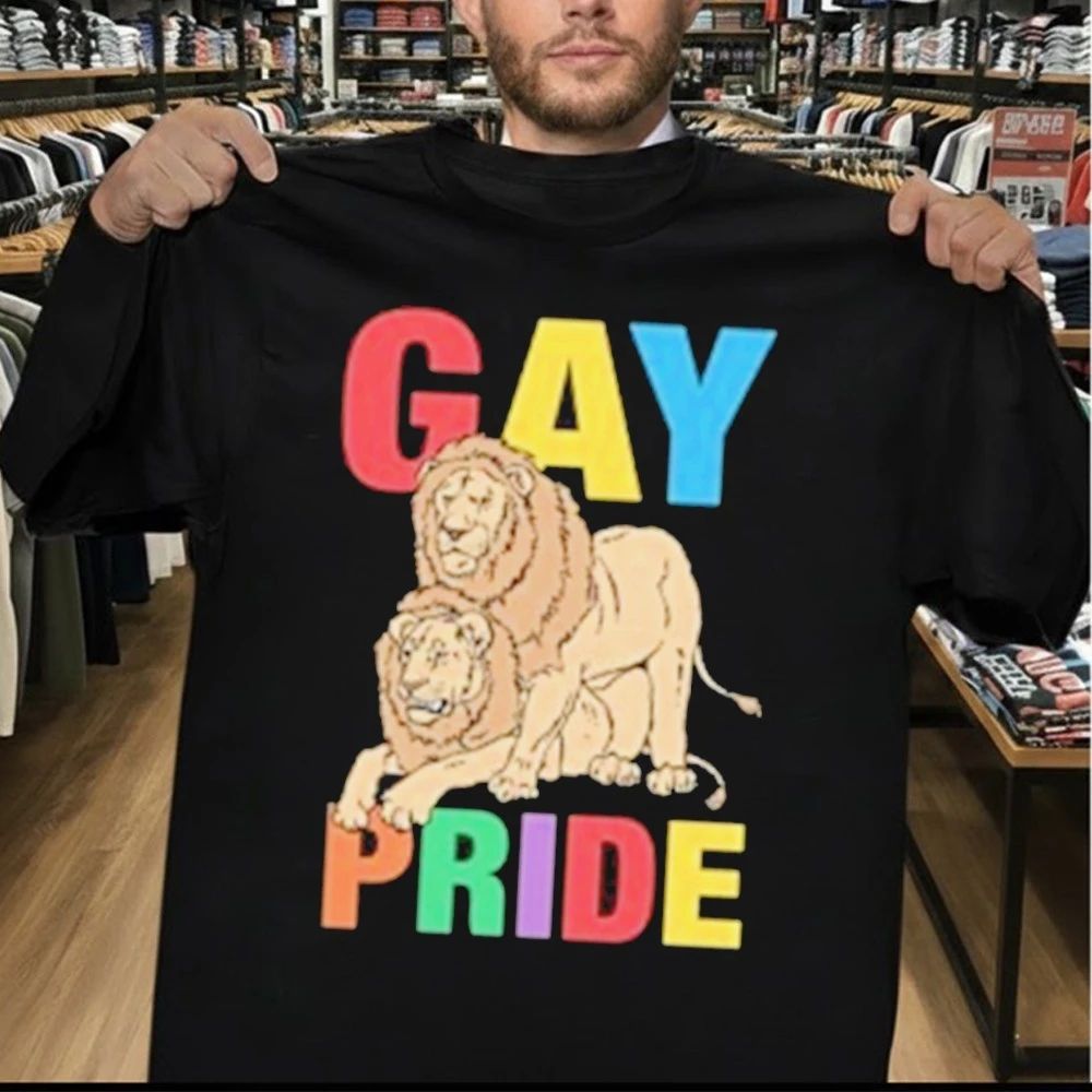 Funny Lion Gay Pride Shirt