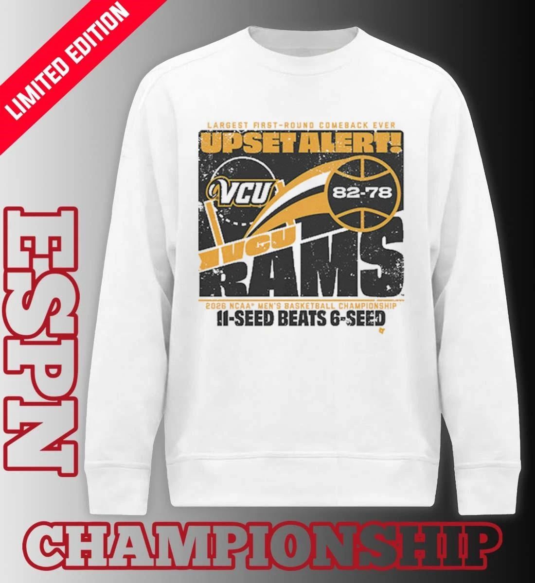 VCU Men’s Basketball 2026 March Madness Upset Alert Shirt