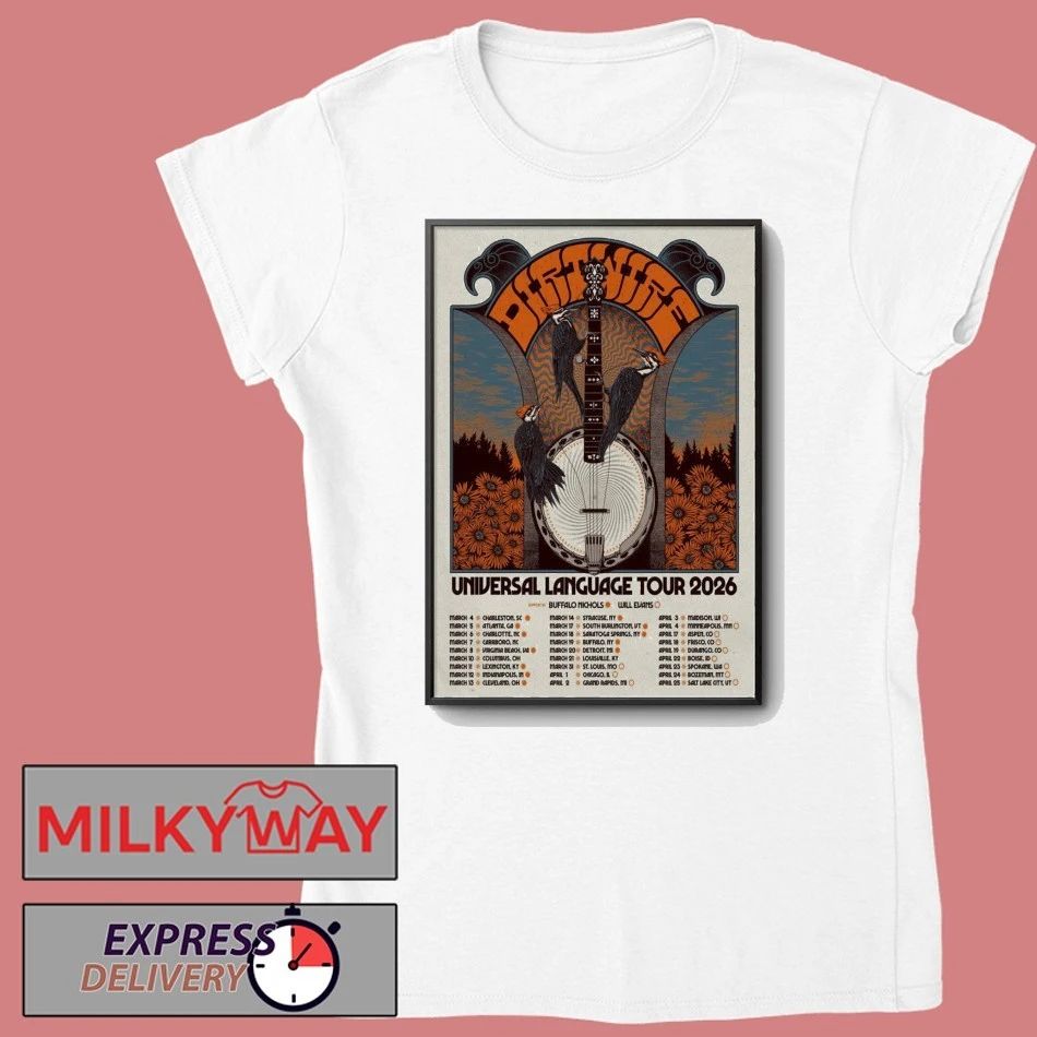 Poster Dirtwire Universal Language Tour 2026 shirt