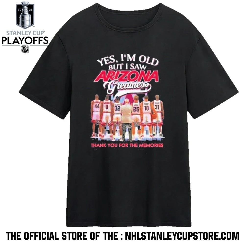 Yes I’m old but I saw Arizona Wildcats greatness players city skyline Shirt