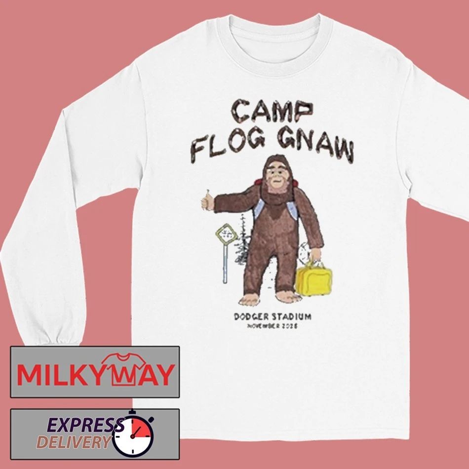 Camp Flog Gnaw Sasquatch Lineup 2025 T-Shirt