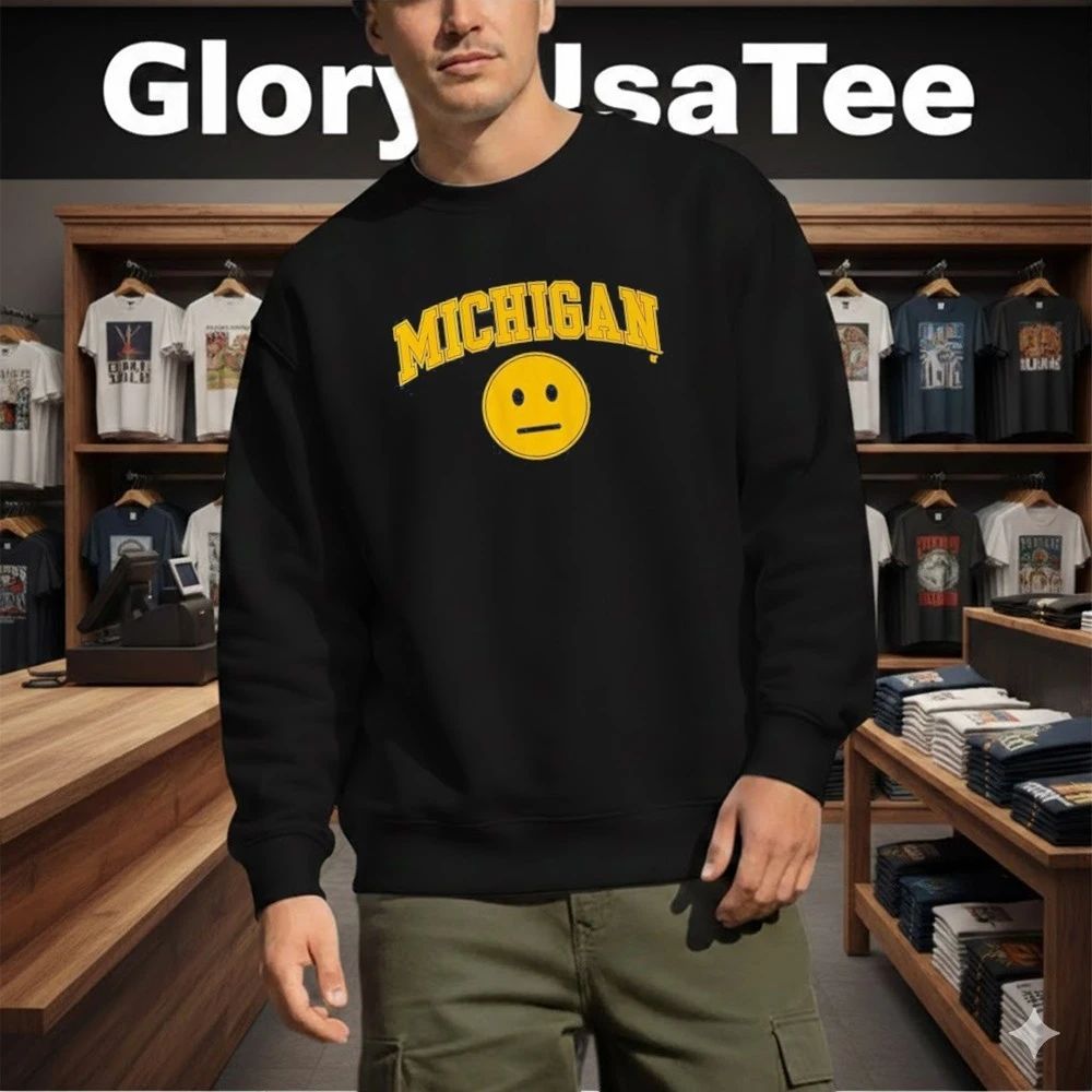 Michigan Basketball Blank Expression Shirt