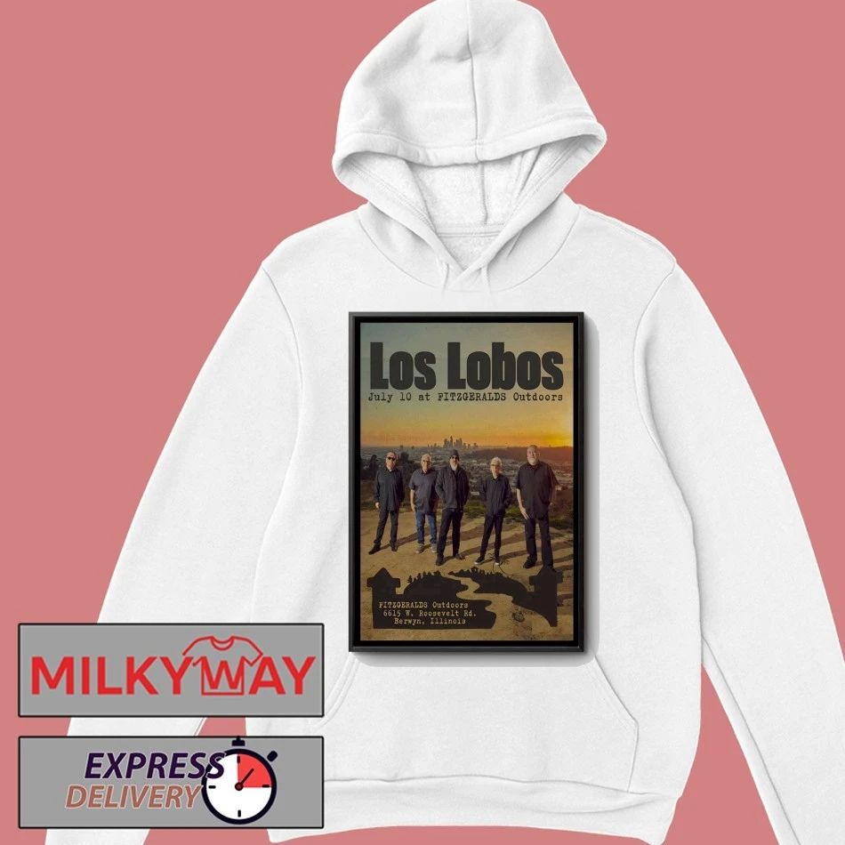 Los Lobos Jul 10 2026 FitzGerald’s Berwyn IL Poster shirt