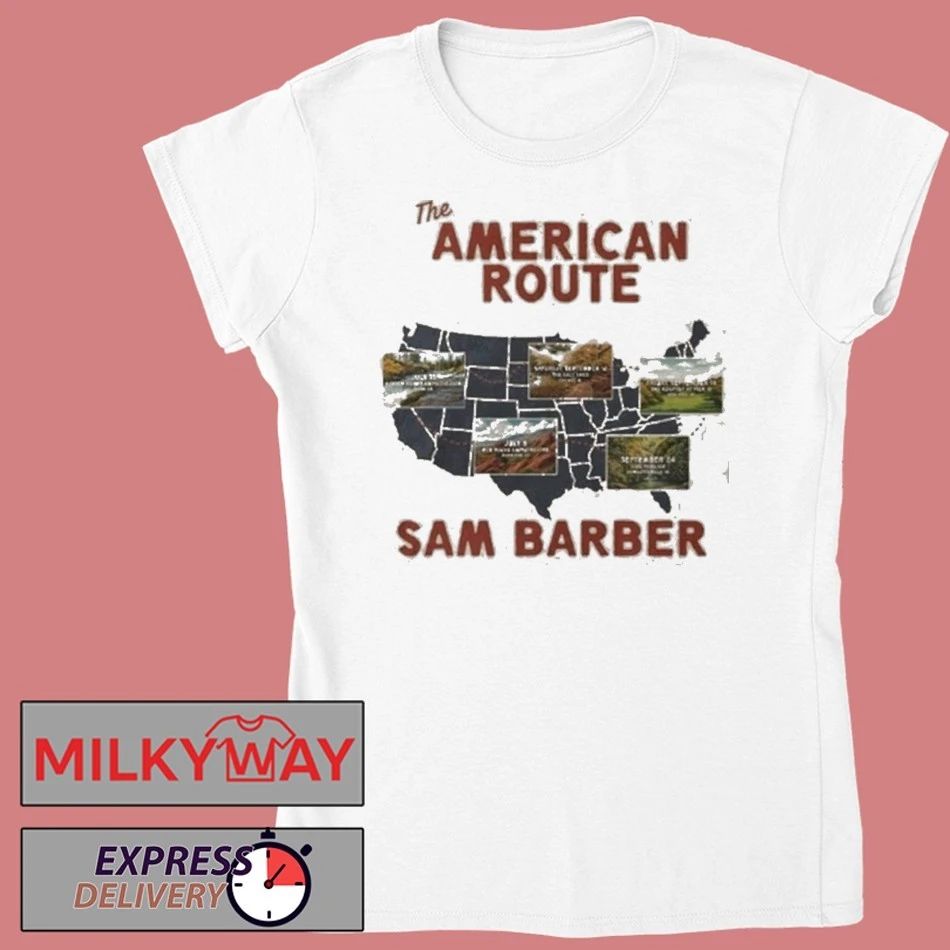 Sam Barber The American Route 2026 Schedule Tour Dates t-Shirt