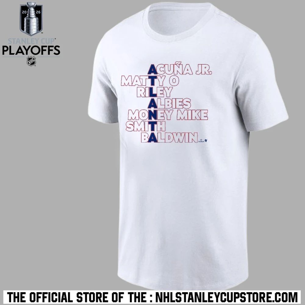 Atlanta Names Acuna Jr Matty O Riley Albies Money Mike Smith Baldwin shirt