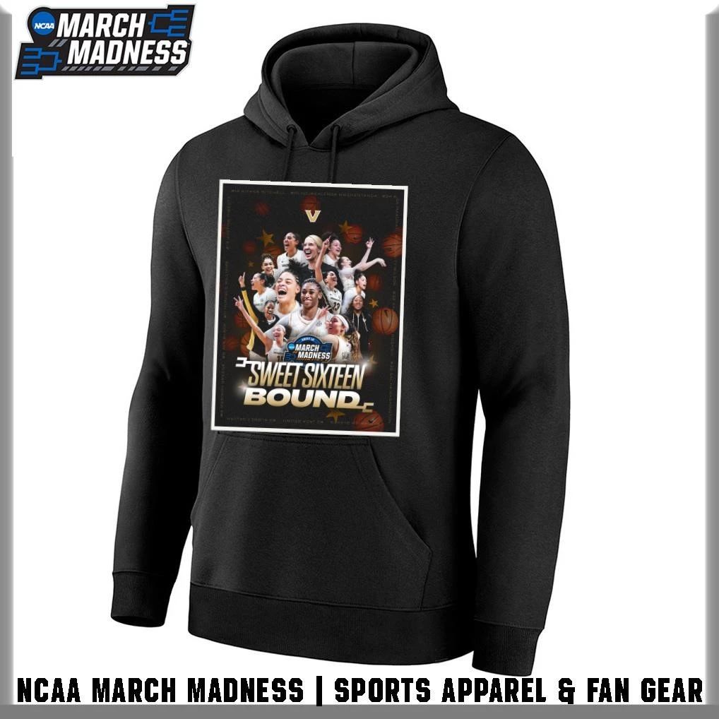 Vanderbilt Commodores Women’s Basketball first time since 2008-09 Sweet 16 Bound T-Shirt