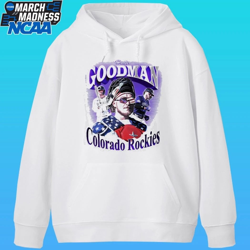 Hunter Goodman Colorado Rockies Baseball Giveaway 2026 Shirt