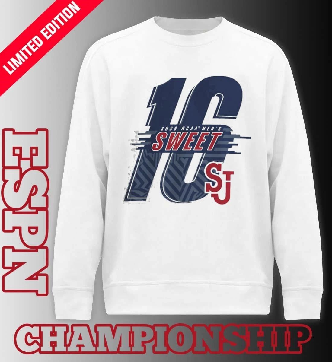 Sweet Sixteen St. John’s University Men’s Basketball Shirt