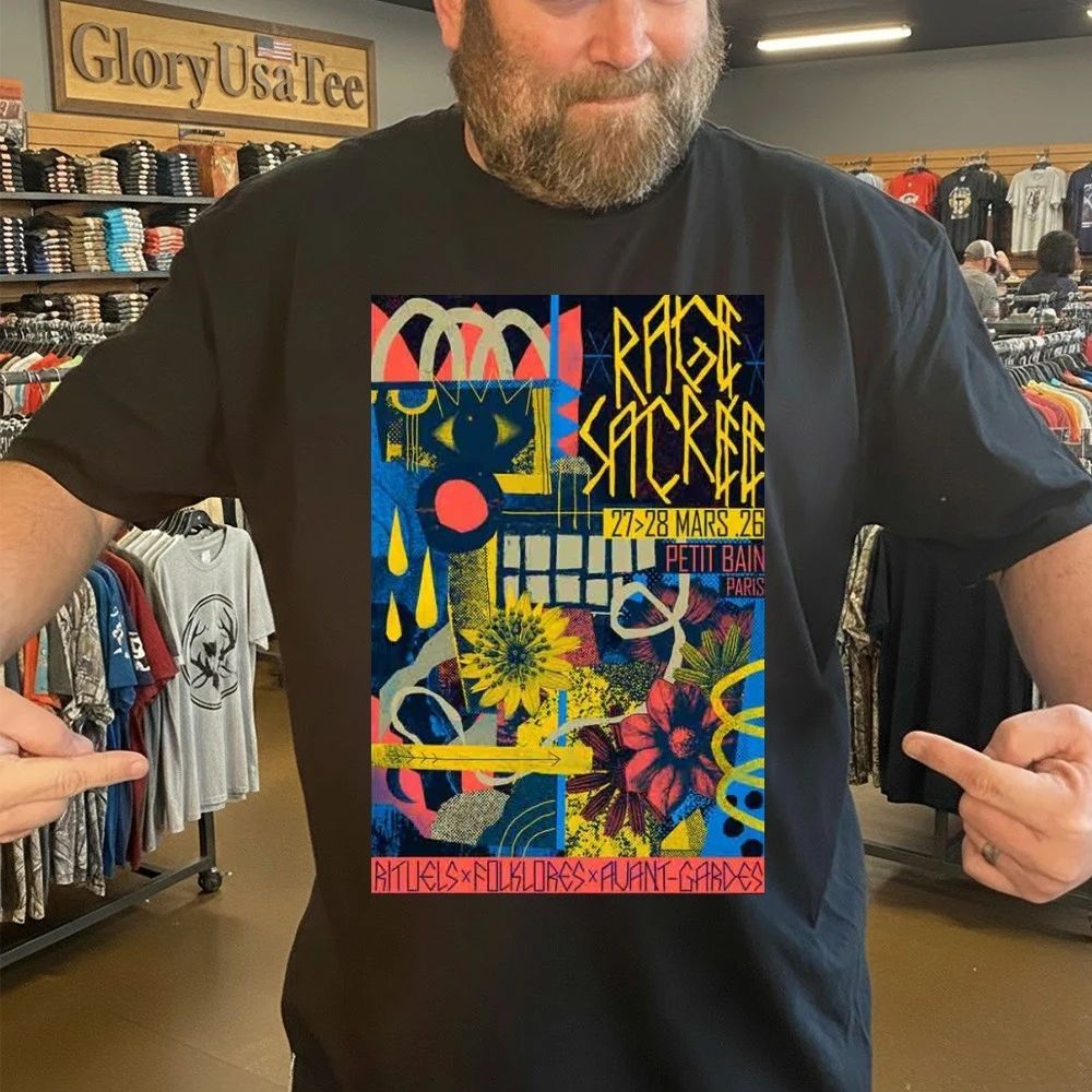 Rage Sacree Festival Petit Bain, Paris 2026 Poster Shirt