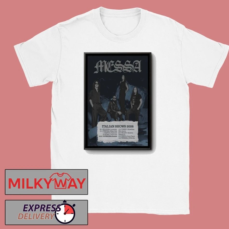 MESSA Tour 2026 Italian Poster shirt