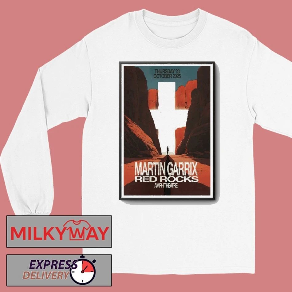 Martin Garrix October 23 2025 Red Rocks Amphitheater Morrison CO Poster shirt