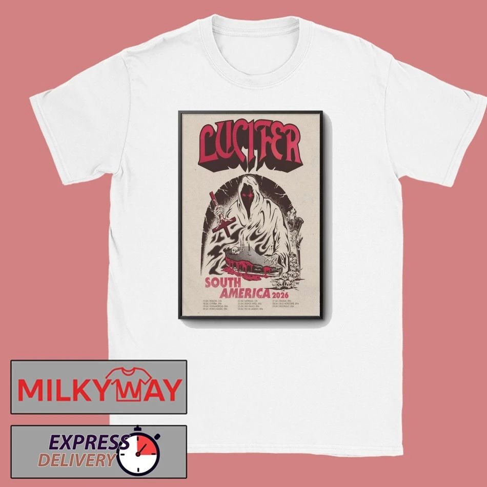 Lucifer South America 2026 Tour Poster shirt