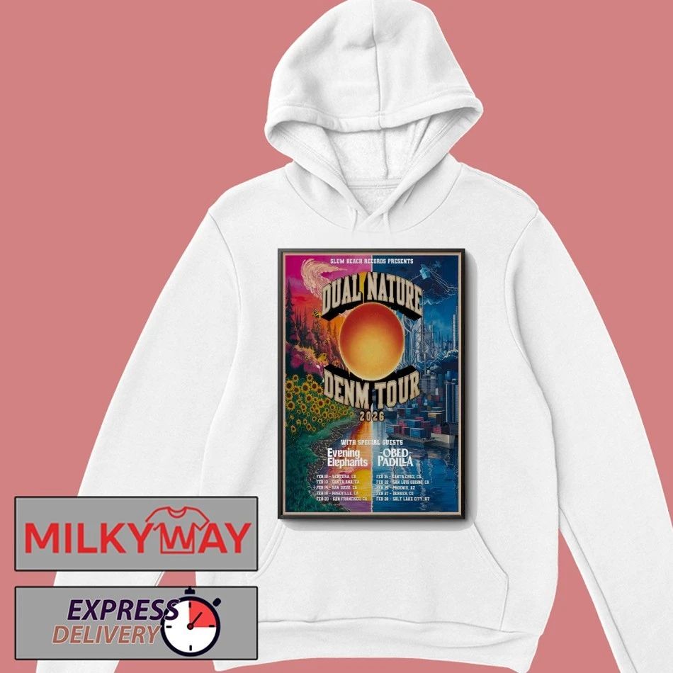 Dual Nature And DENM Tour 26 Poster shirt
