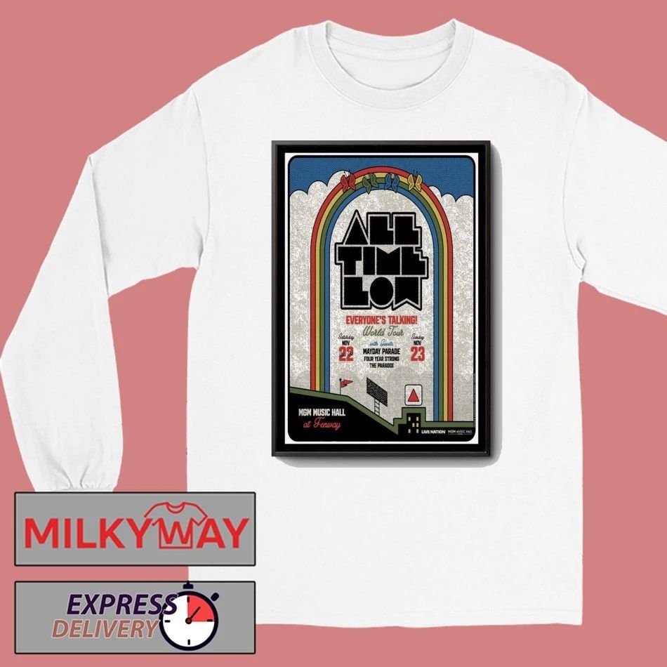 All Time Low New York November 24 2025 Poster shirt