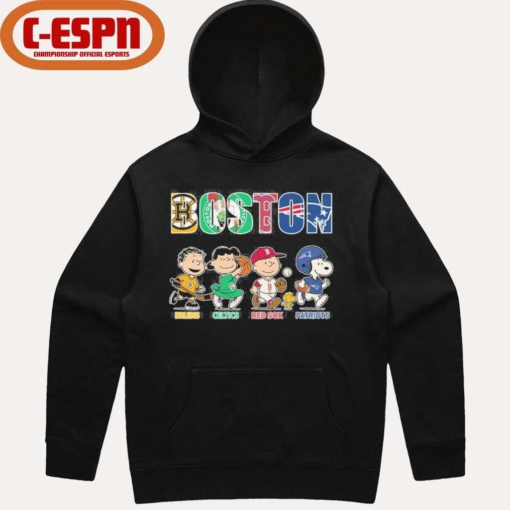 The Peanuts X Boston Sports Teams Shirt