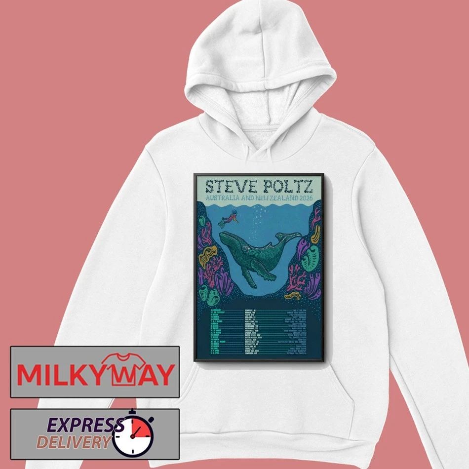 Steve Poltz Australia And New Zealand 2026 Tour Poster shirt
